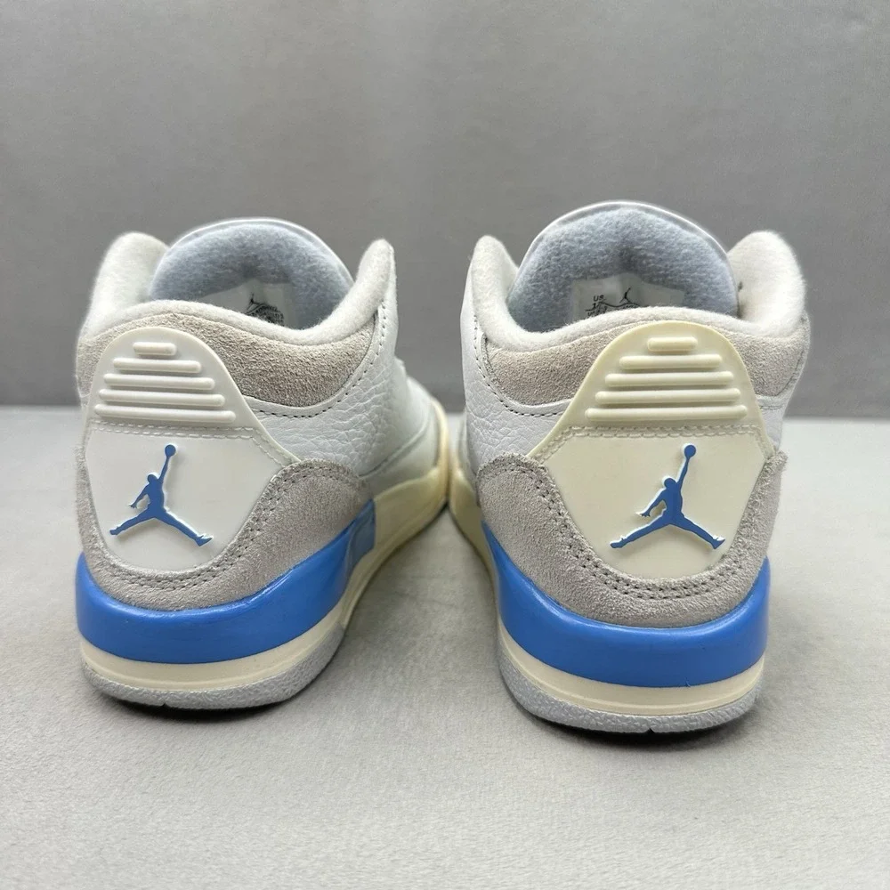 Nike Air Jordan 3 Retro (PS) Size 12C Shoes Lucky Shorts White / Blue Toddler